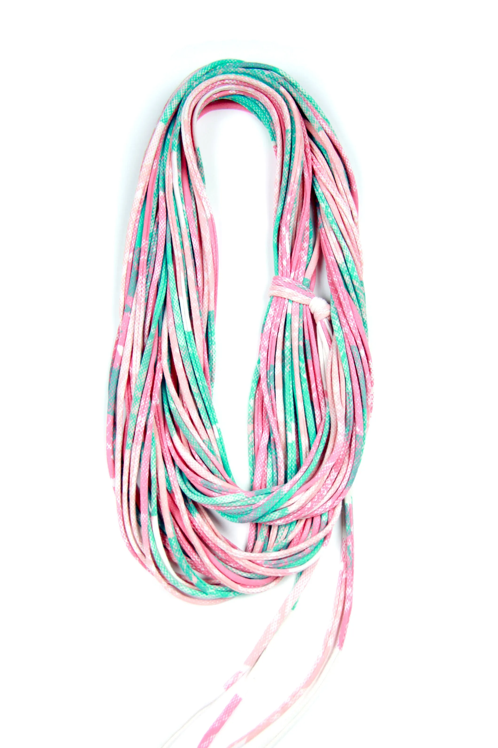 Necklush Infinity Scarf / Living Coral & Carnival Glass Green / Unisex