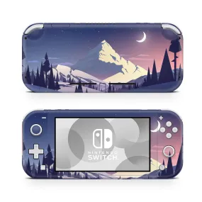 Nintendo Switch Lite Skin Decals - Winter Mountain - Wrap Vinyl Sticker