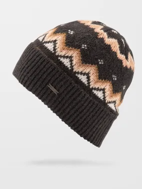 Not Fairisle Beanie - VINTAGE BLACK