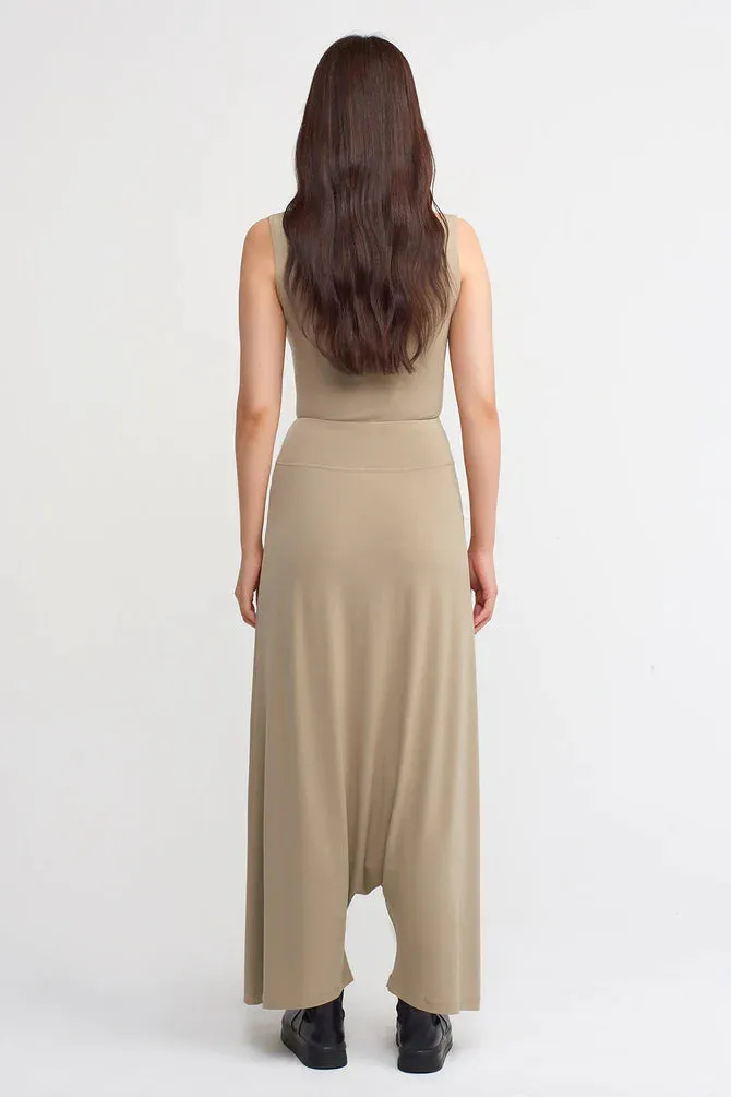 Nu High Waist Harem Trousers Bronze