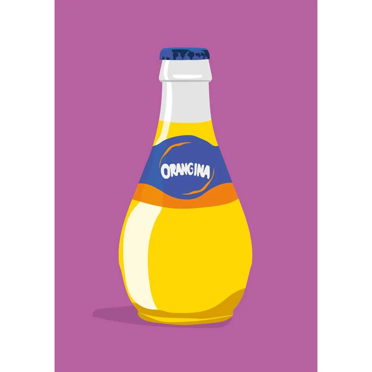 Orangina 3 - High-quality printing on plexiglass or aluminium