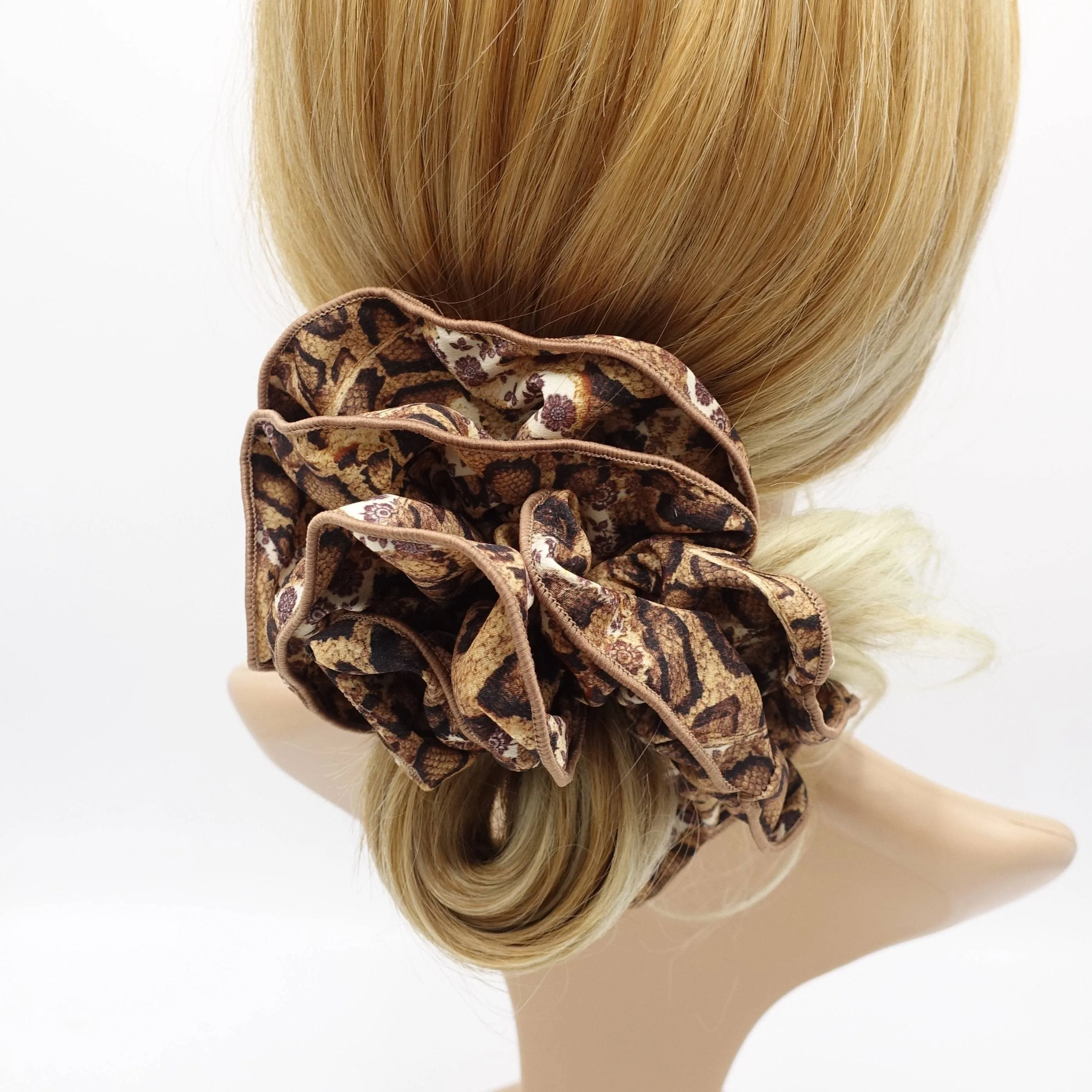 oversized scrunchies python print scrunchies stylish hair ties for women