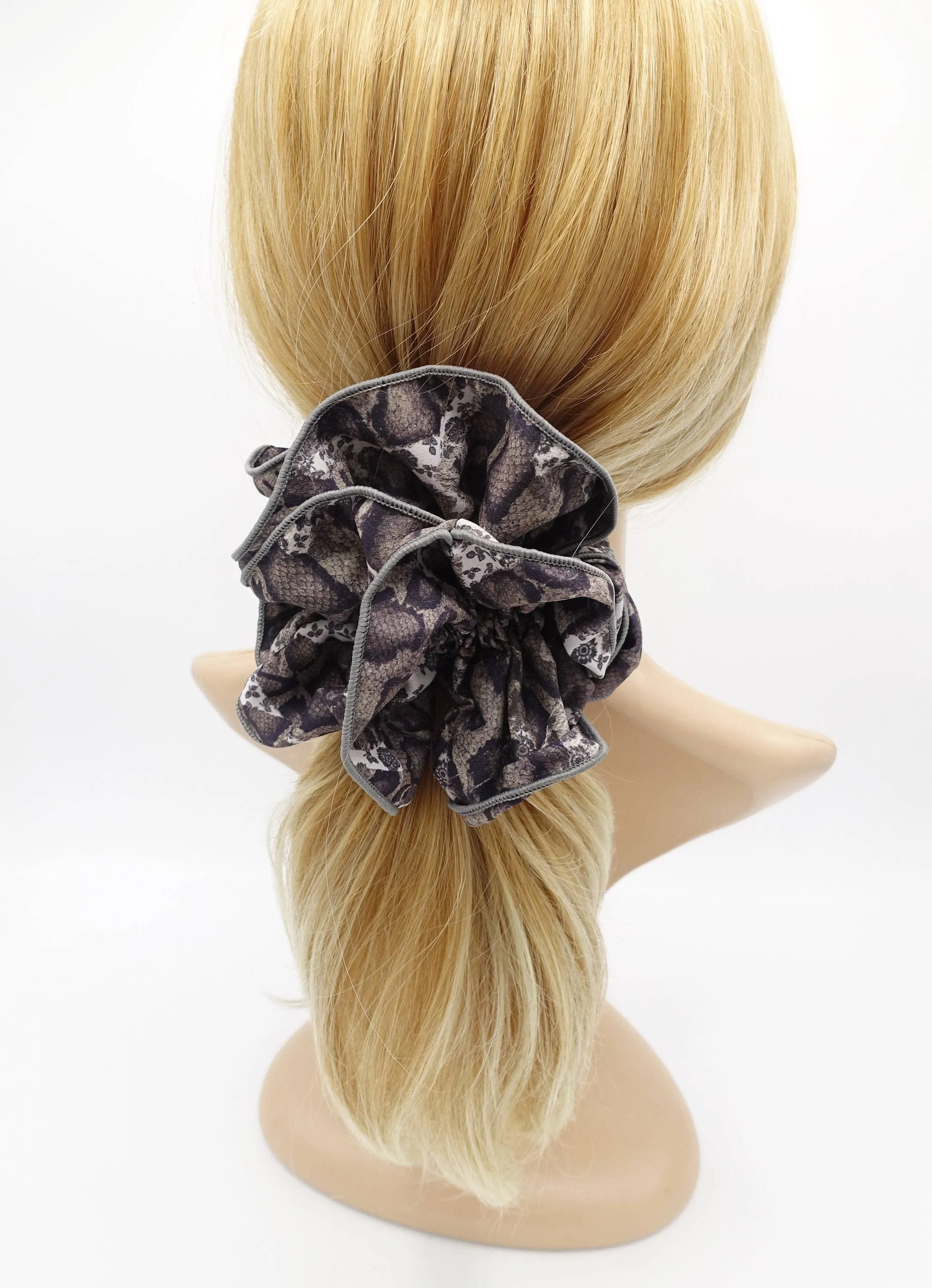 oversized scrunchies python print scrunchies stylish hair ties for women