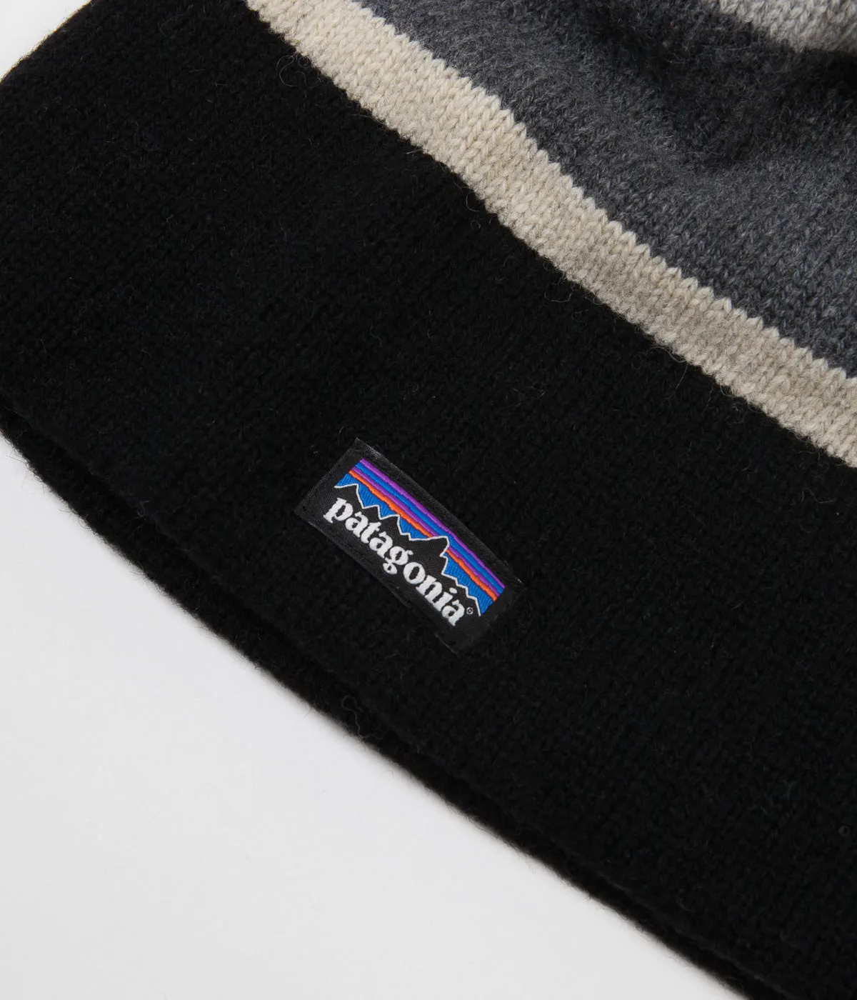 Patagonia Vintage Town Beanie - Scaler Stripe / Feather Grey