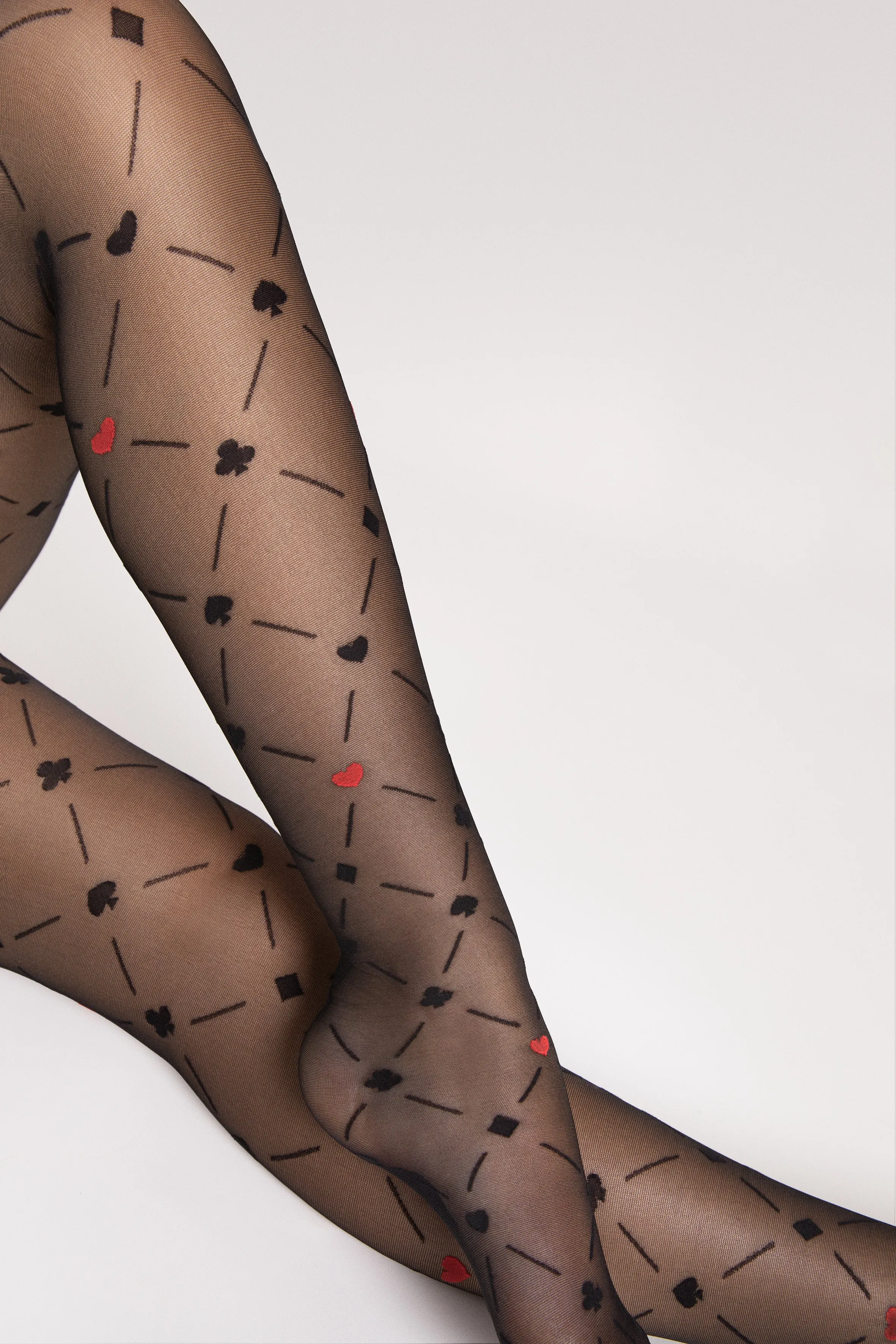 Poker Sheer Patterned Tights