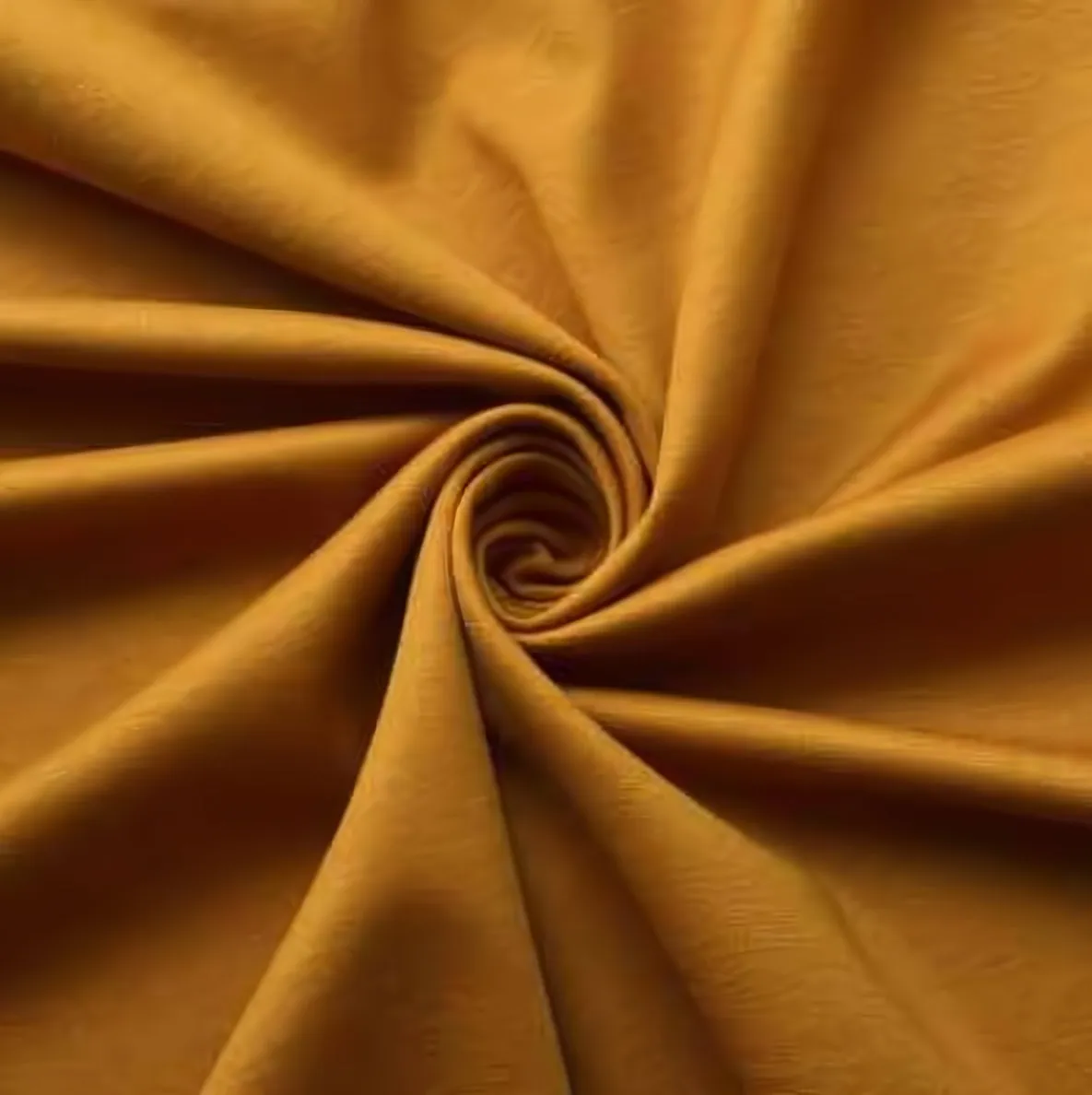 Ponte De Roma Jersey Knit Spandex Fabric / Mustard / Sold By The Yard