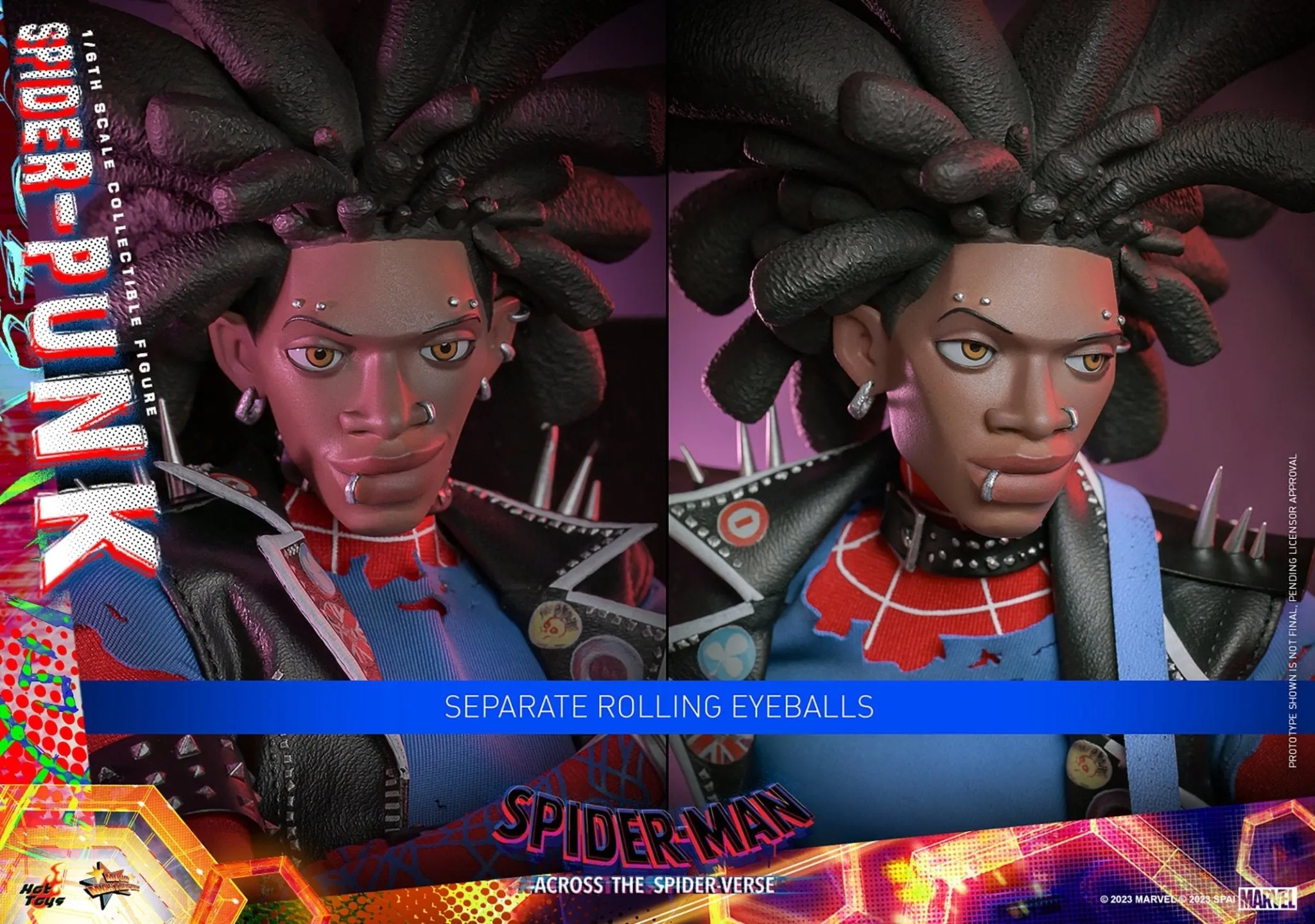 PRE-ORDER: Hot Toys Spider-Man: Across the Spider-Verse Spider-Punk Sixth Scale Figure