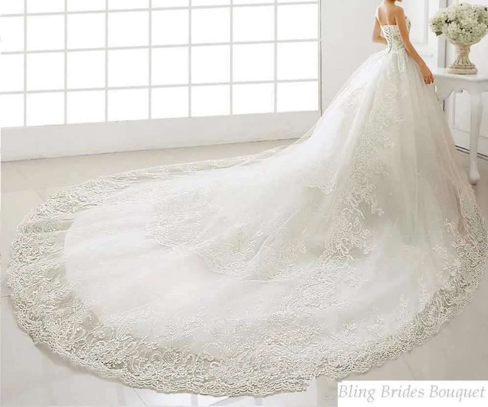 Princess Sweetheart wedding dress  Lace Up Bridal Gowns