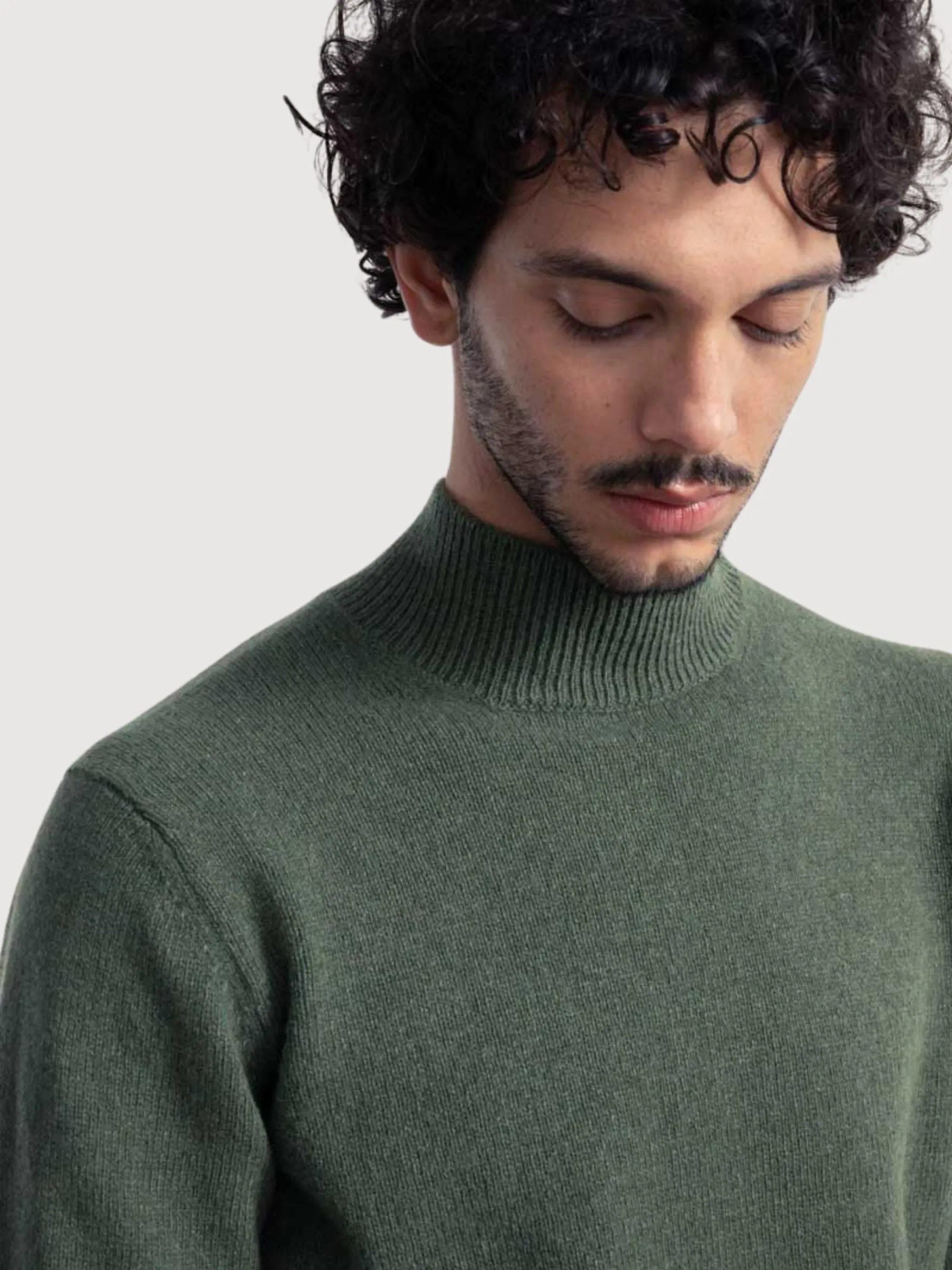 Pullover Clemente Green Man Cashmere | Rifò