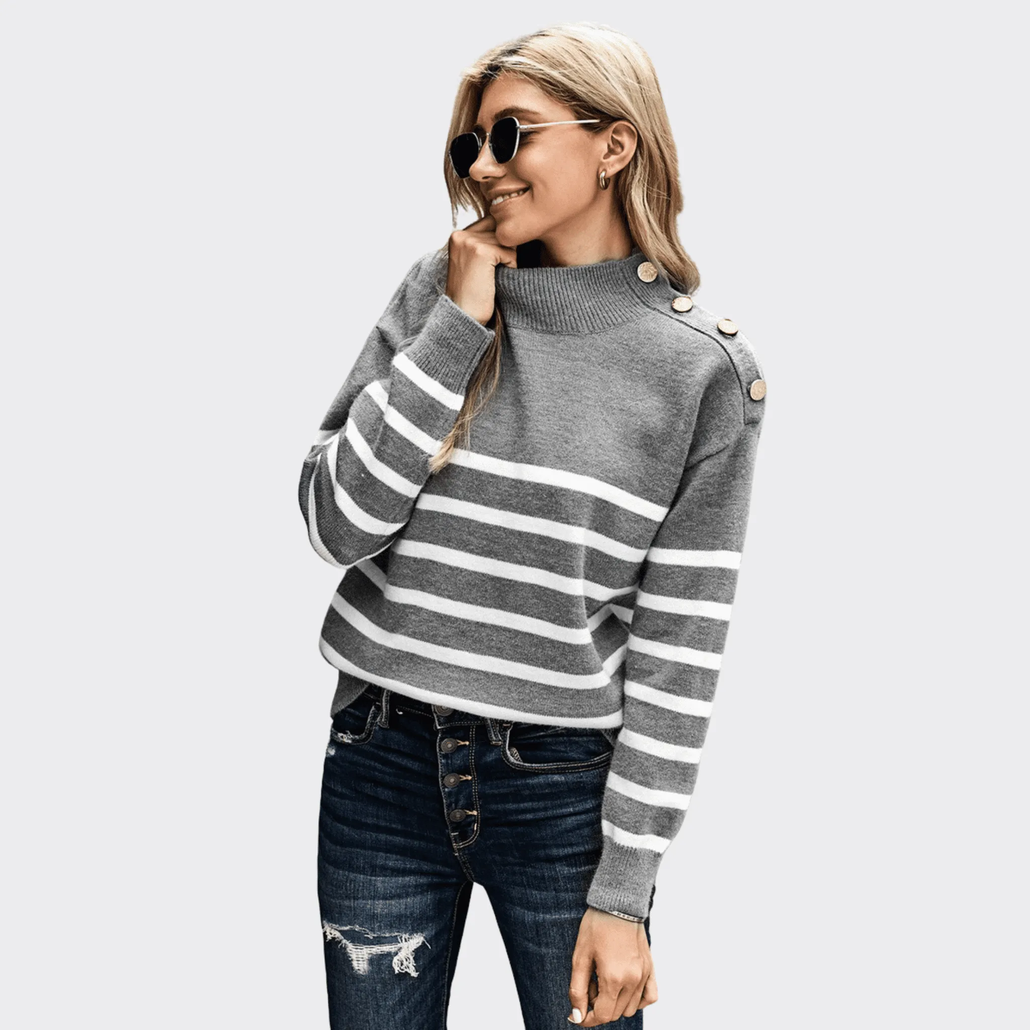 Pullover Striped Sweater