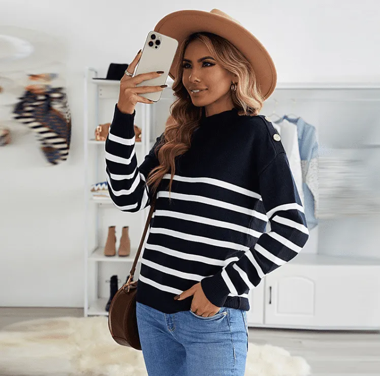 Pullover Striped Sweater