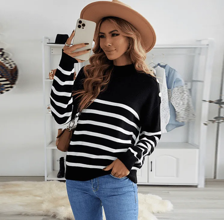 Pullover Striped Sweater