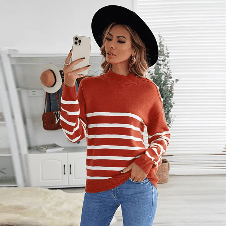 Pullover Striped Sweater