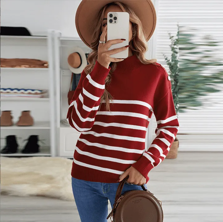 Pullover Striped Sweater