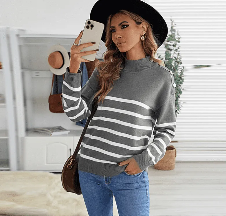 Pullover Striped Sweater