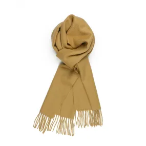 Pure Cashmere Scarf, Camel