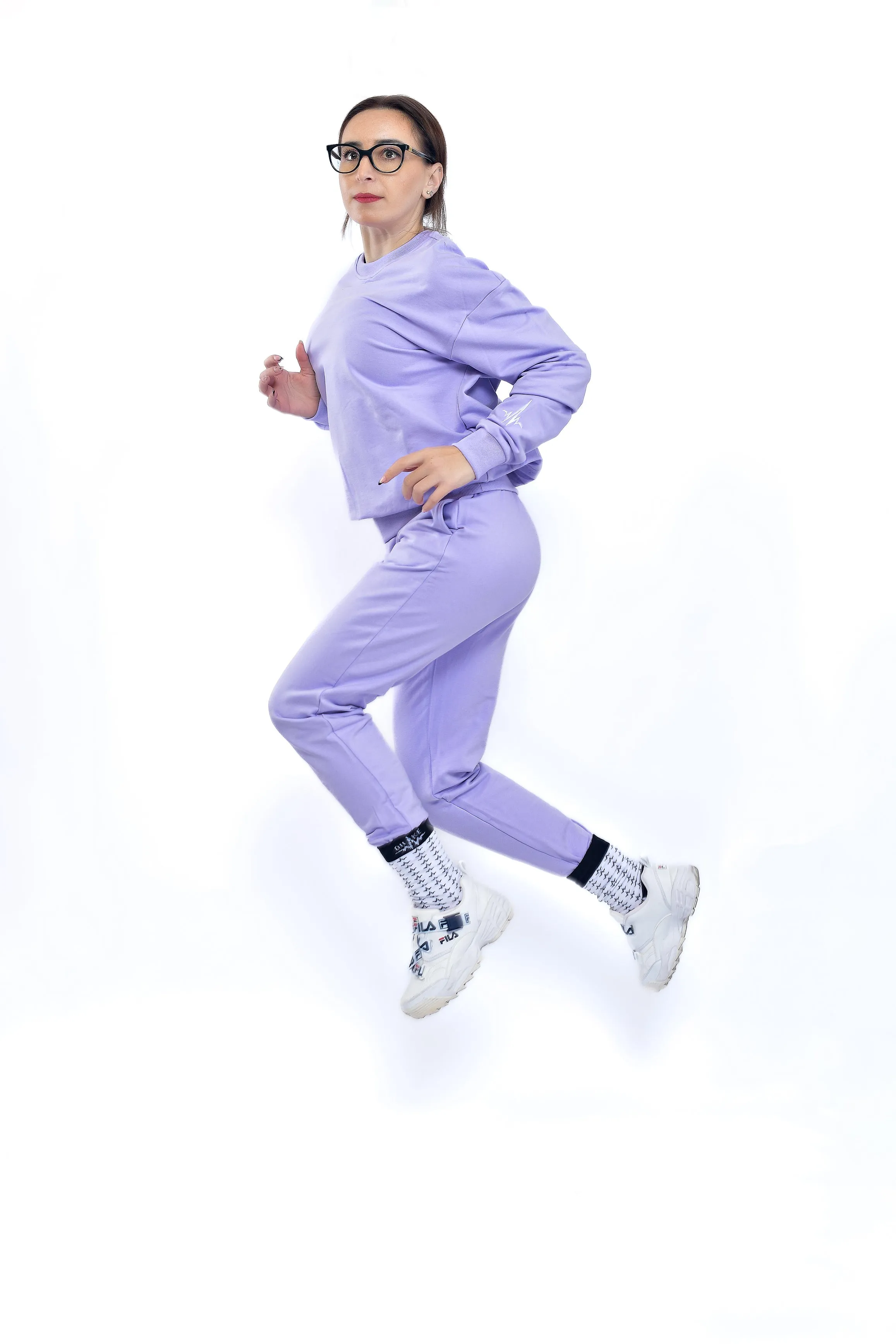 Q-One Women Sweater & Sweatpants (Purple)