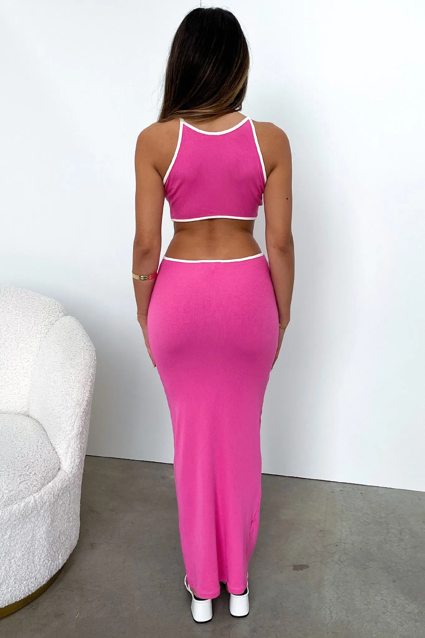 Radar Maxi Dress - Pink