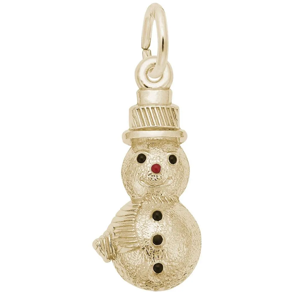 Rembrandt Charms - Snowman Charm - 6552