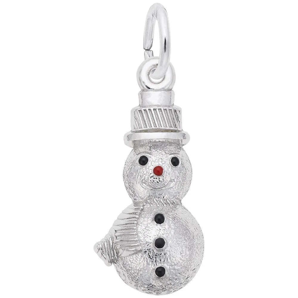 Rembrandt Charms - Snowman Charm - 6552