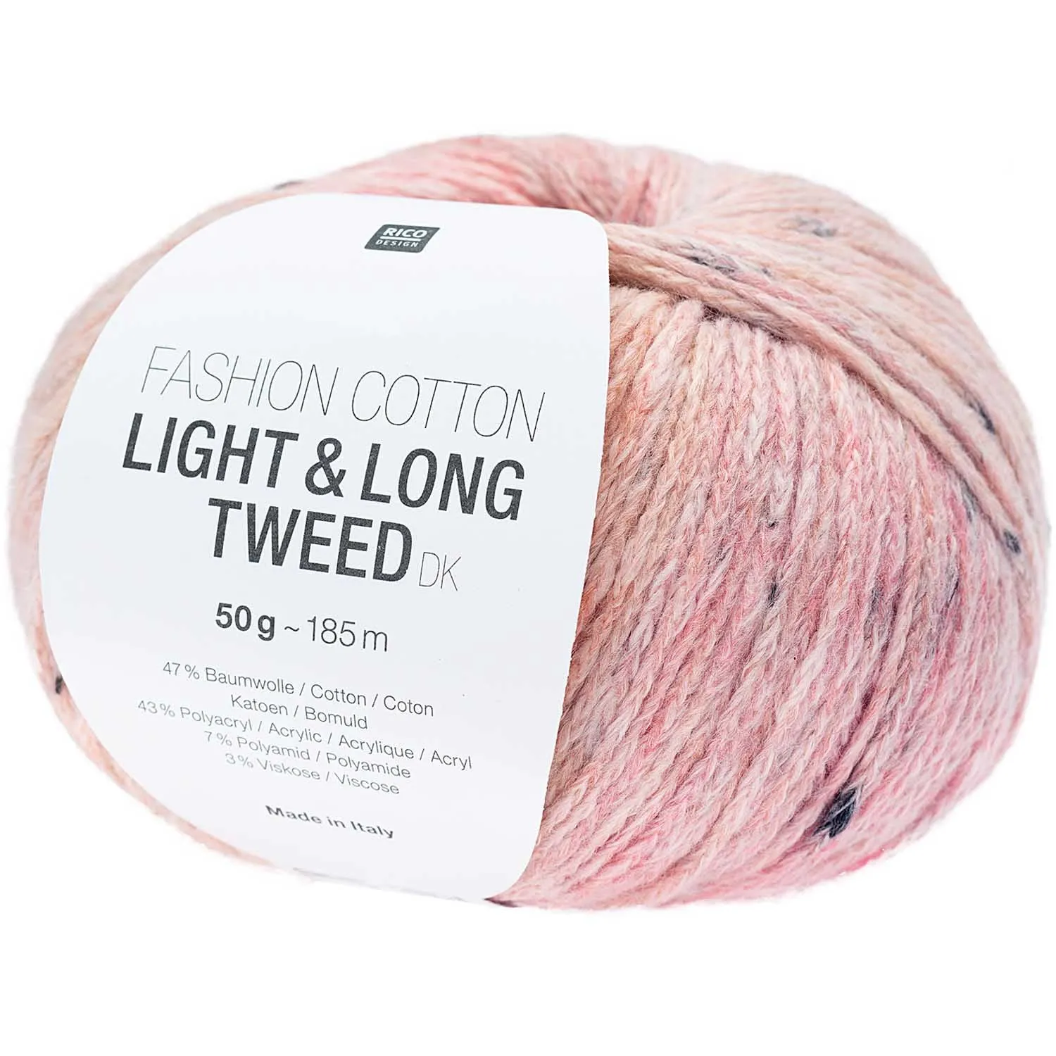 Rico Design Fashion Cotton Light and Long Tweed DK