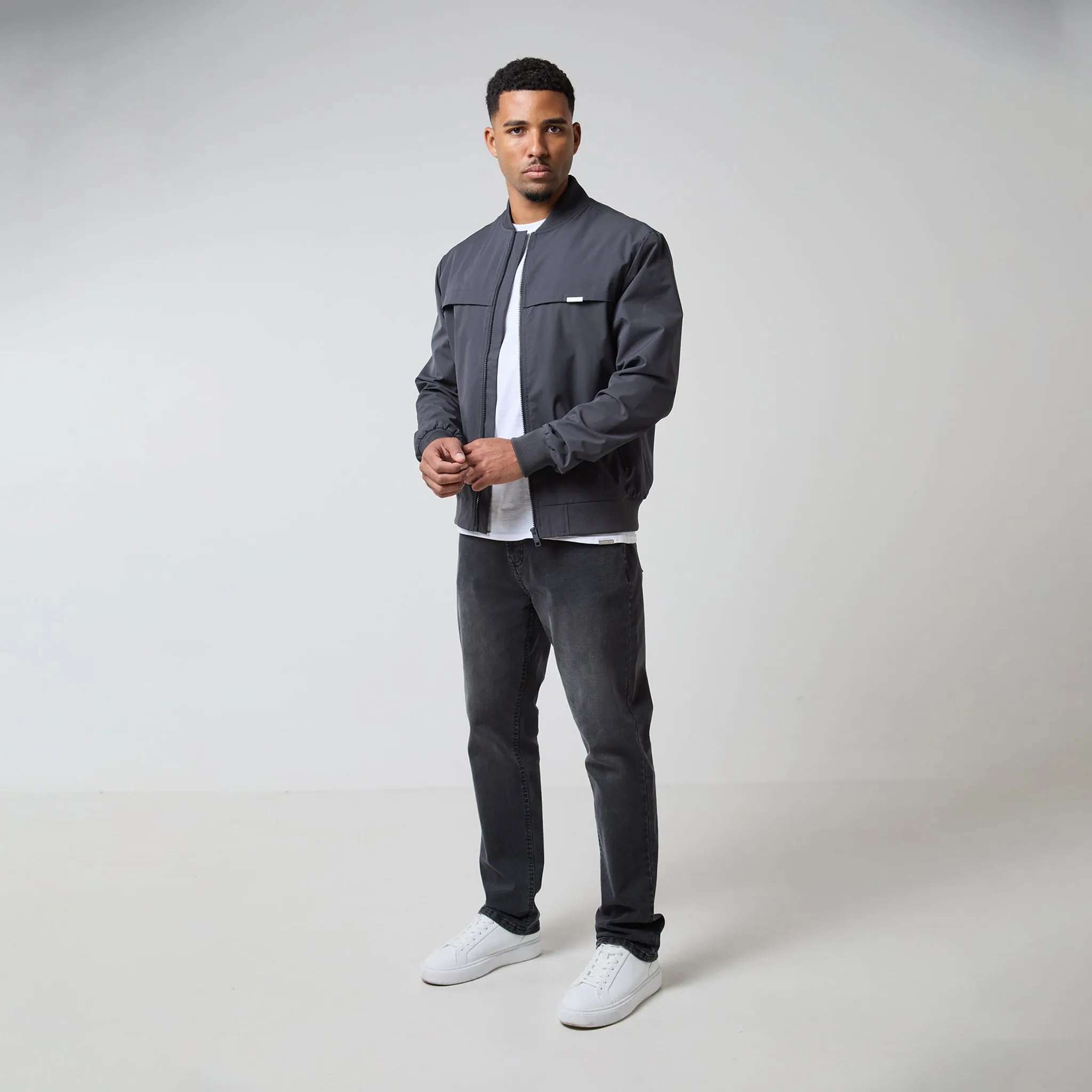 Ripstop Bomber Jacket | Graphite