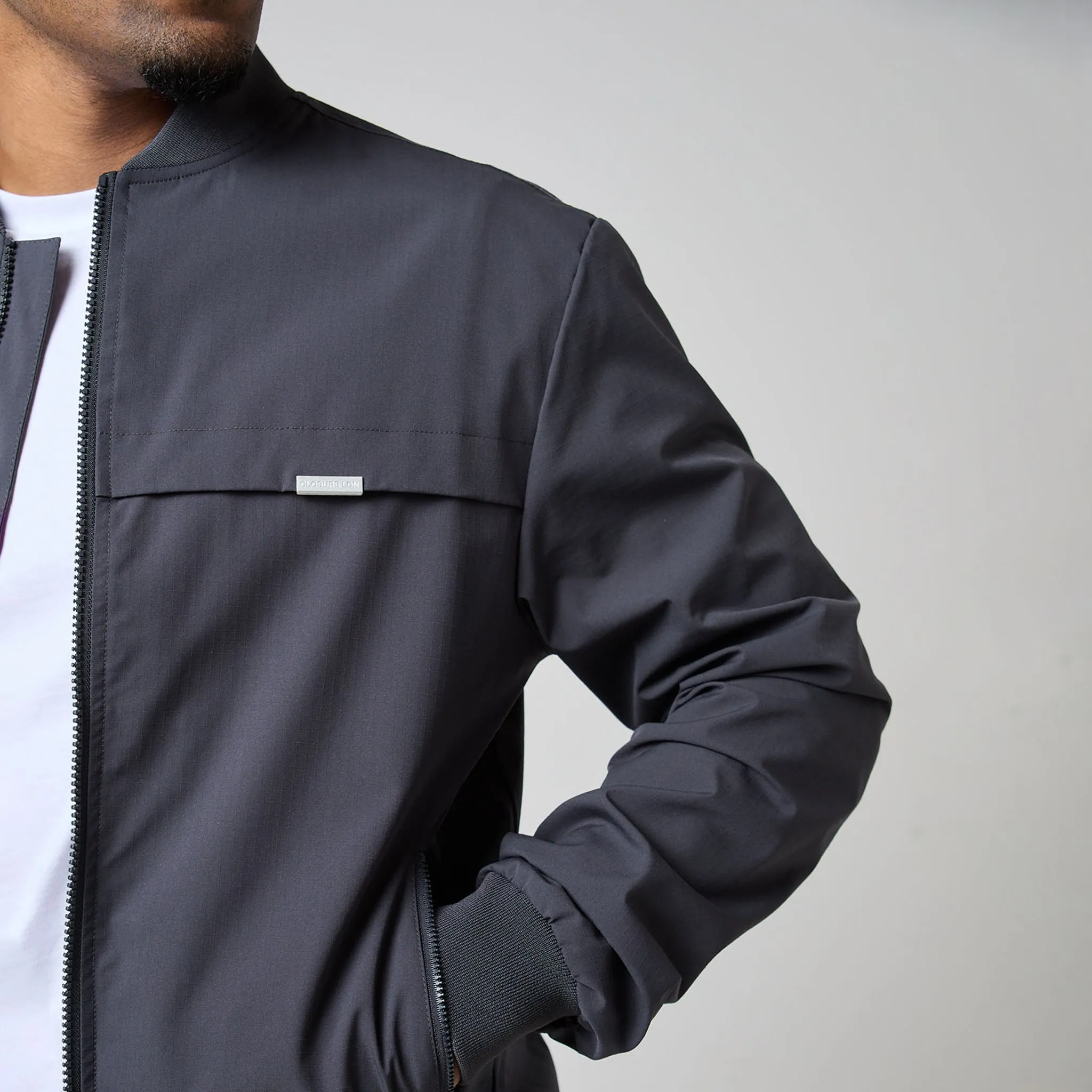 Ripstop Bomber Jacket | Graphite