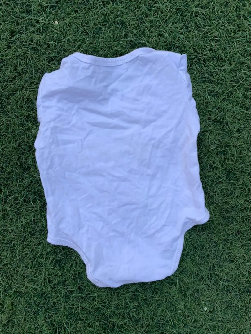 RoryChen white bodysuit size 3-12months