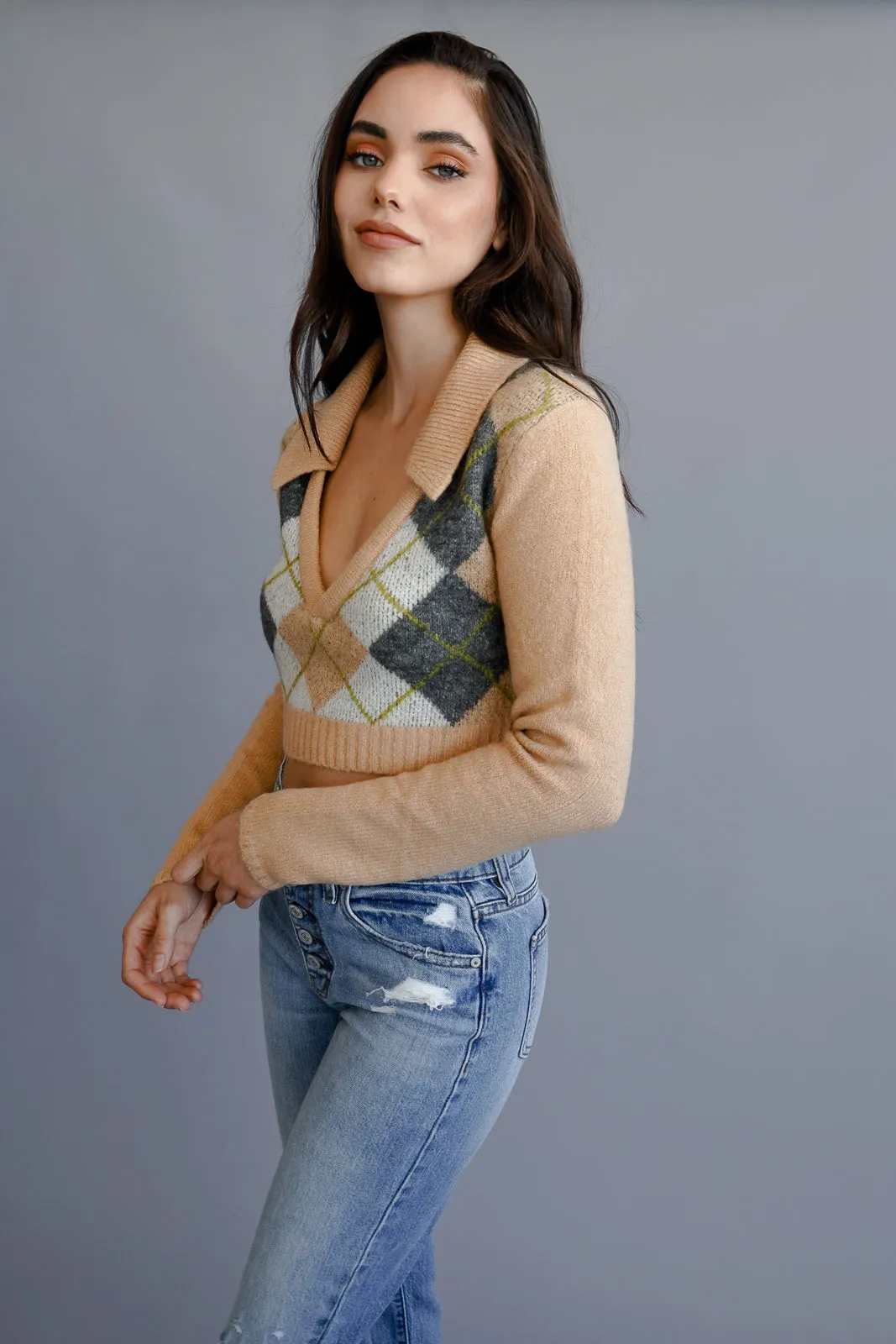 Sarah Cropped Sweater