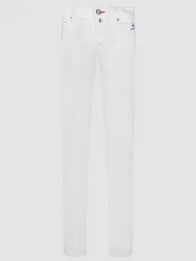 SCOTT WHITE DENIM STRETCH APRES-SKI CAPSULE