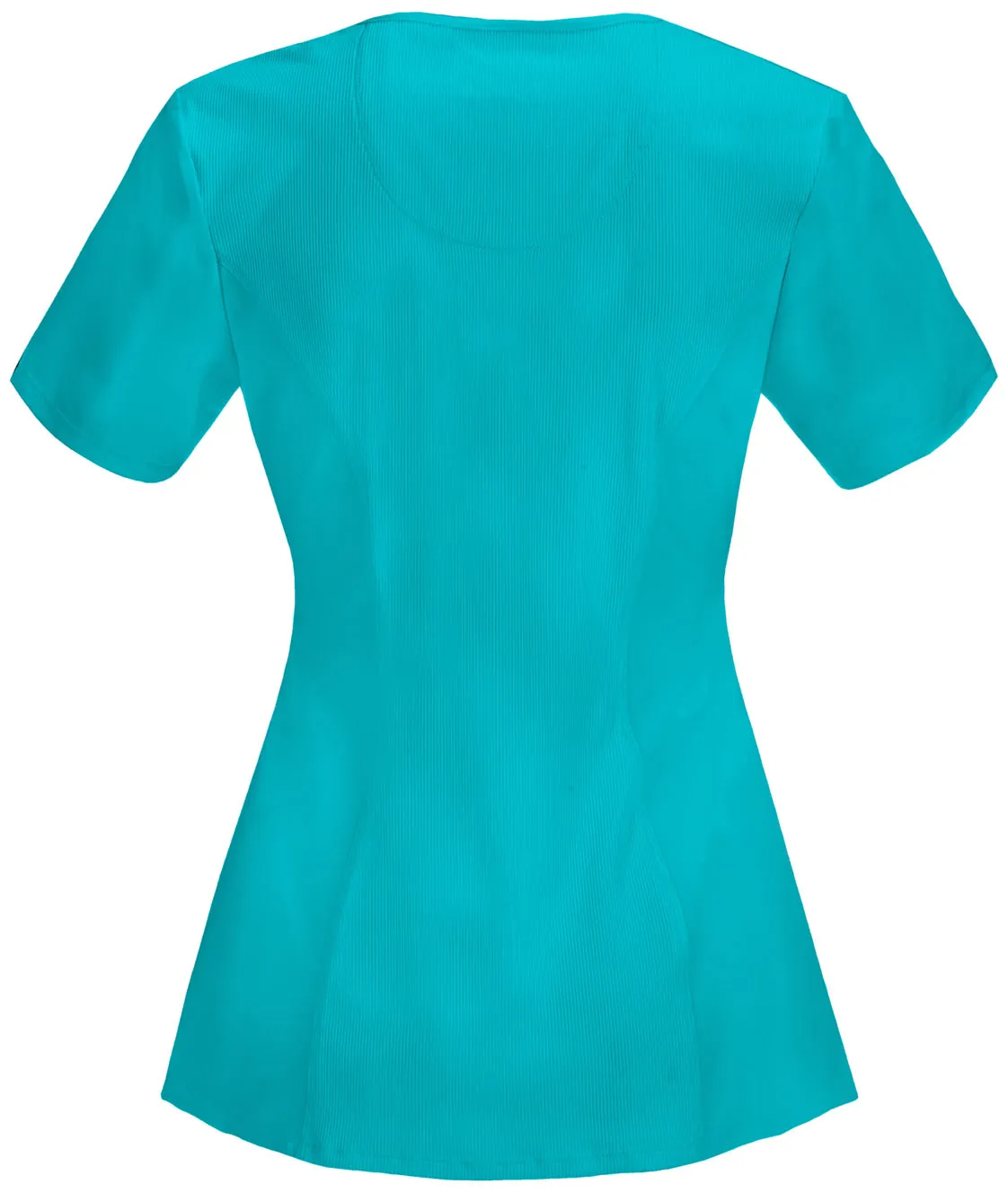 Scrub Top - Cherokee Infinity Women's Round Neck Top - Teal Blue, 2624A