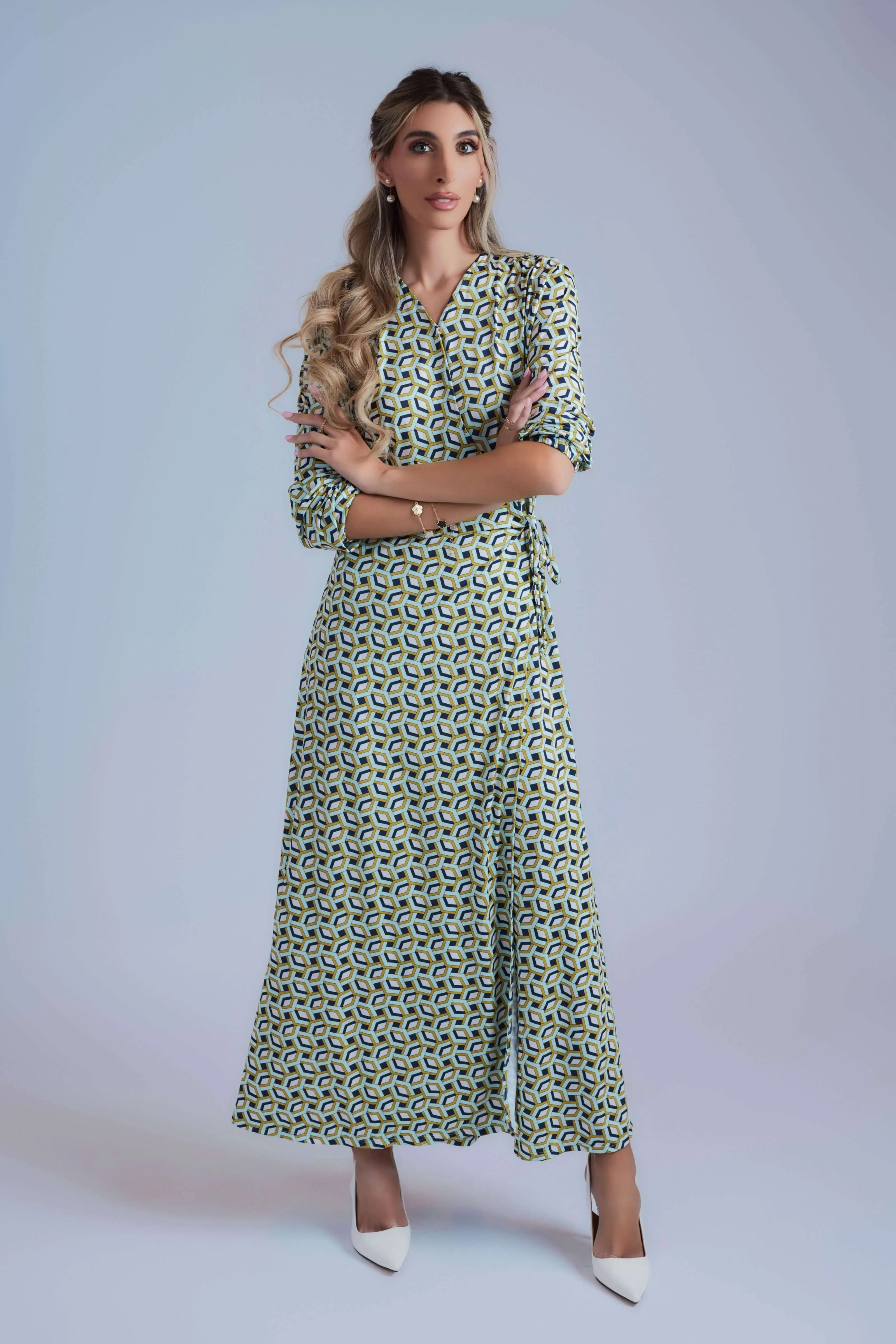 Side Tie Maxi Dress