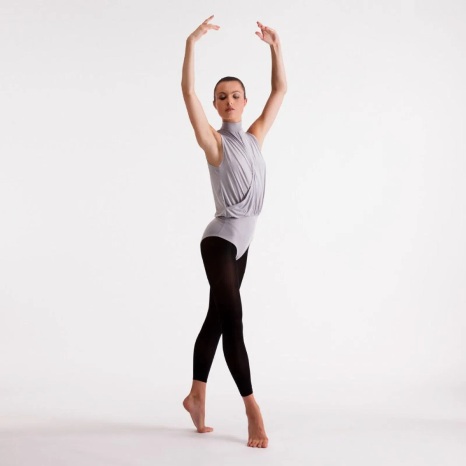 'SILKY' BRAND 40 DENIER BLACK ESSENTIAL FOOTLESS BALLET DANCE TIGHTS