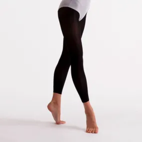 'SILKY' BRAND 40 DENIER BLACK ESSENTIAL FOOTLESS BALLET DANCE TIGHTS