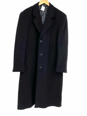 Silver Cloud Men's Black Cashmere Size 42 Peacoat