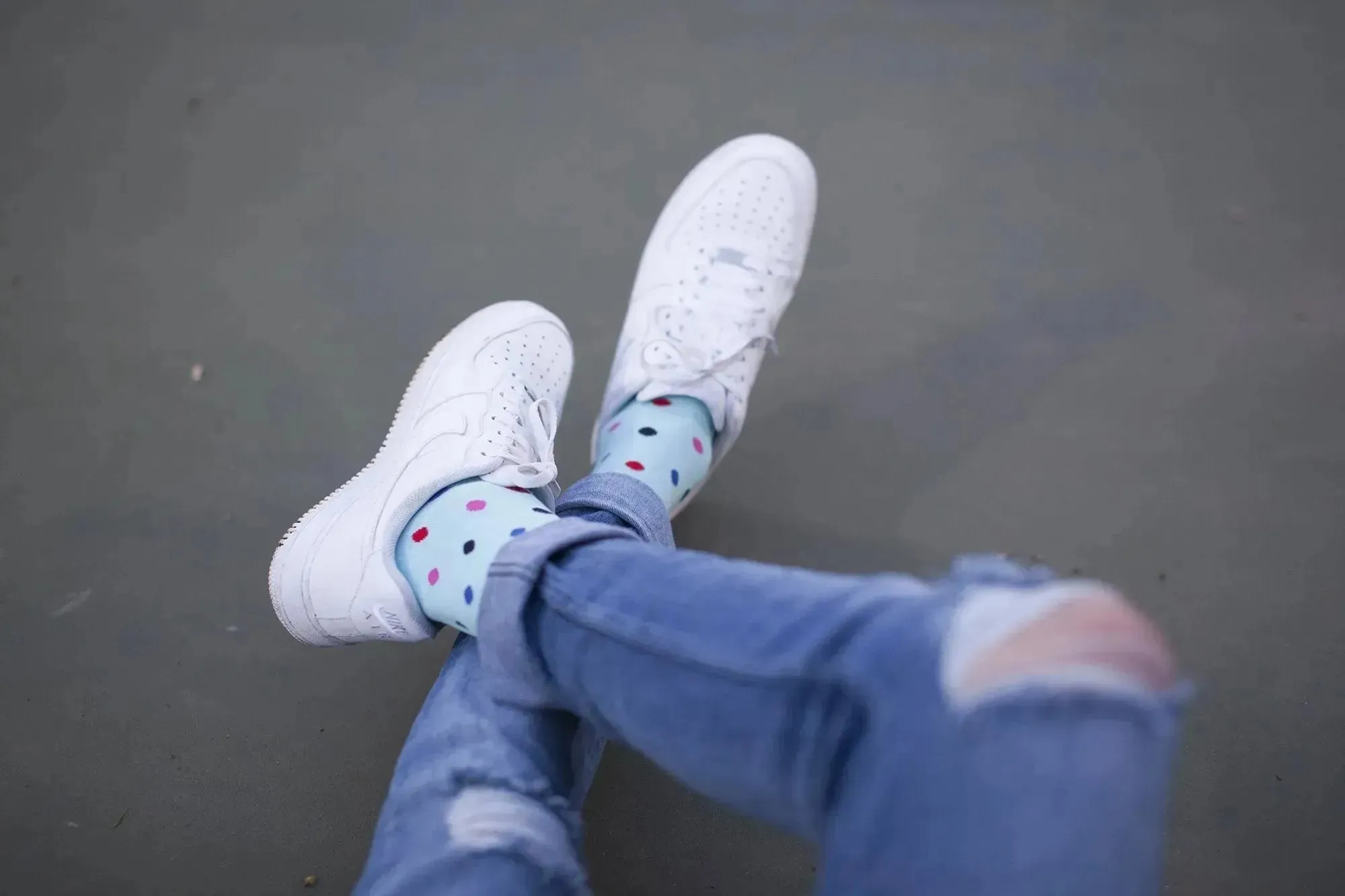 Sky Blue Socks