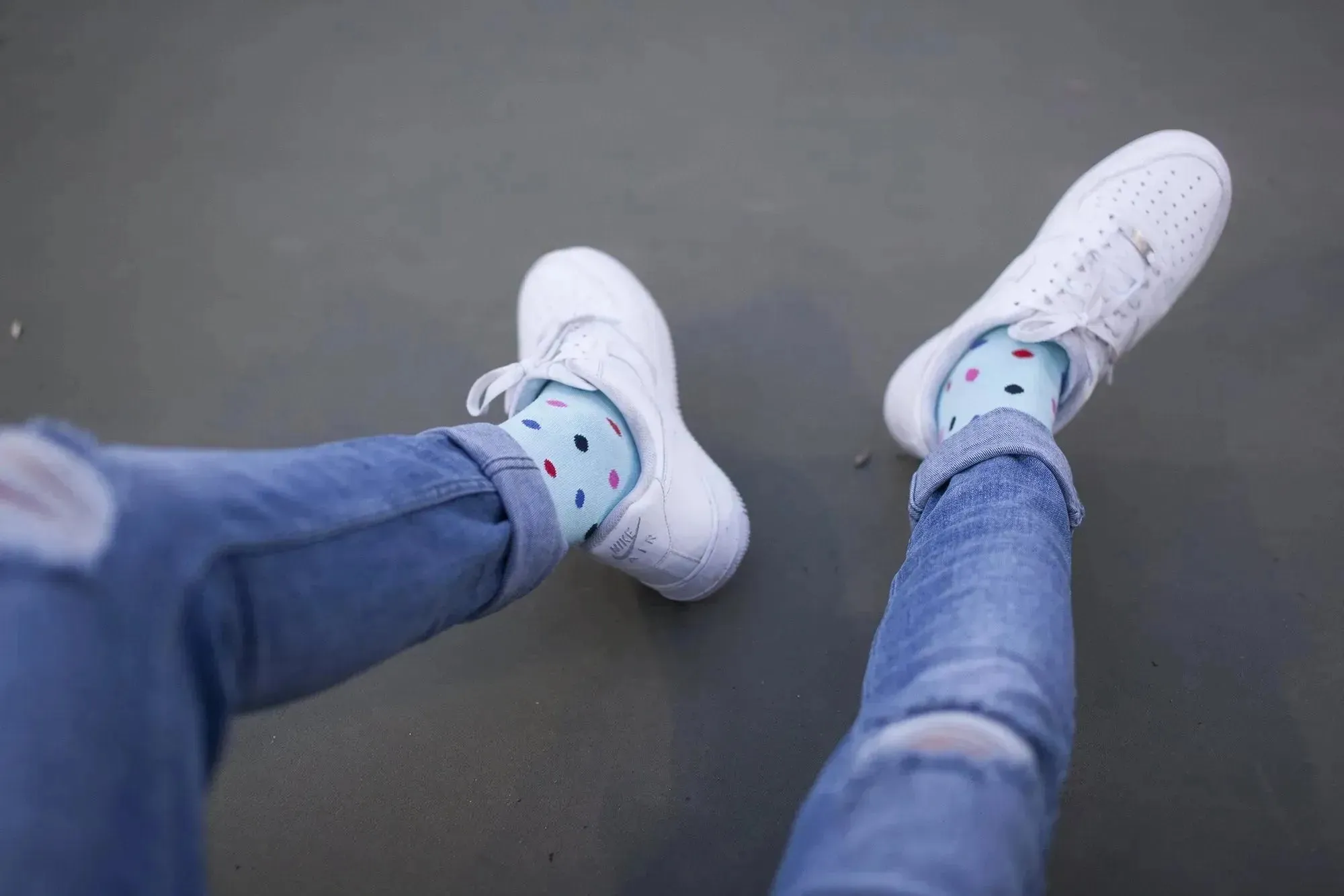 Sky Blue Socks