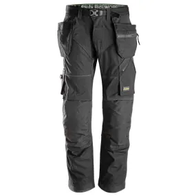 Snickers 6902 FlexiWork, Kneepad Holster Pocket Work Trousers Black