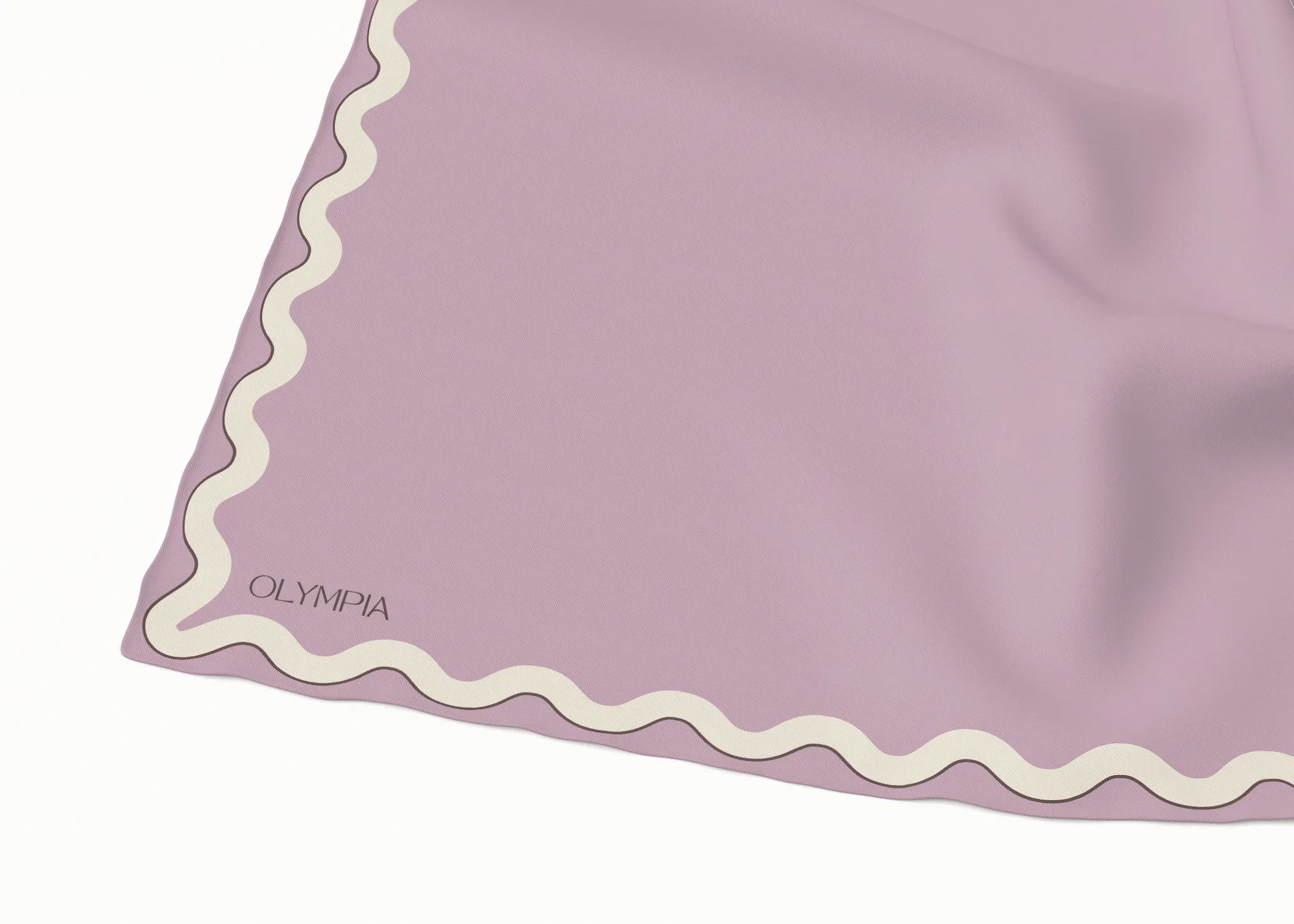 Sophie Dusky Lilac Silk Cotton Scarf - 54x54cm