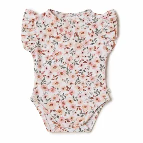 Spring Floral | Organic Short Sleeve Bodysuit