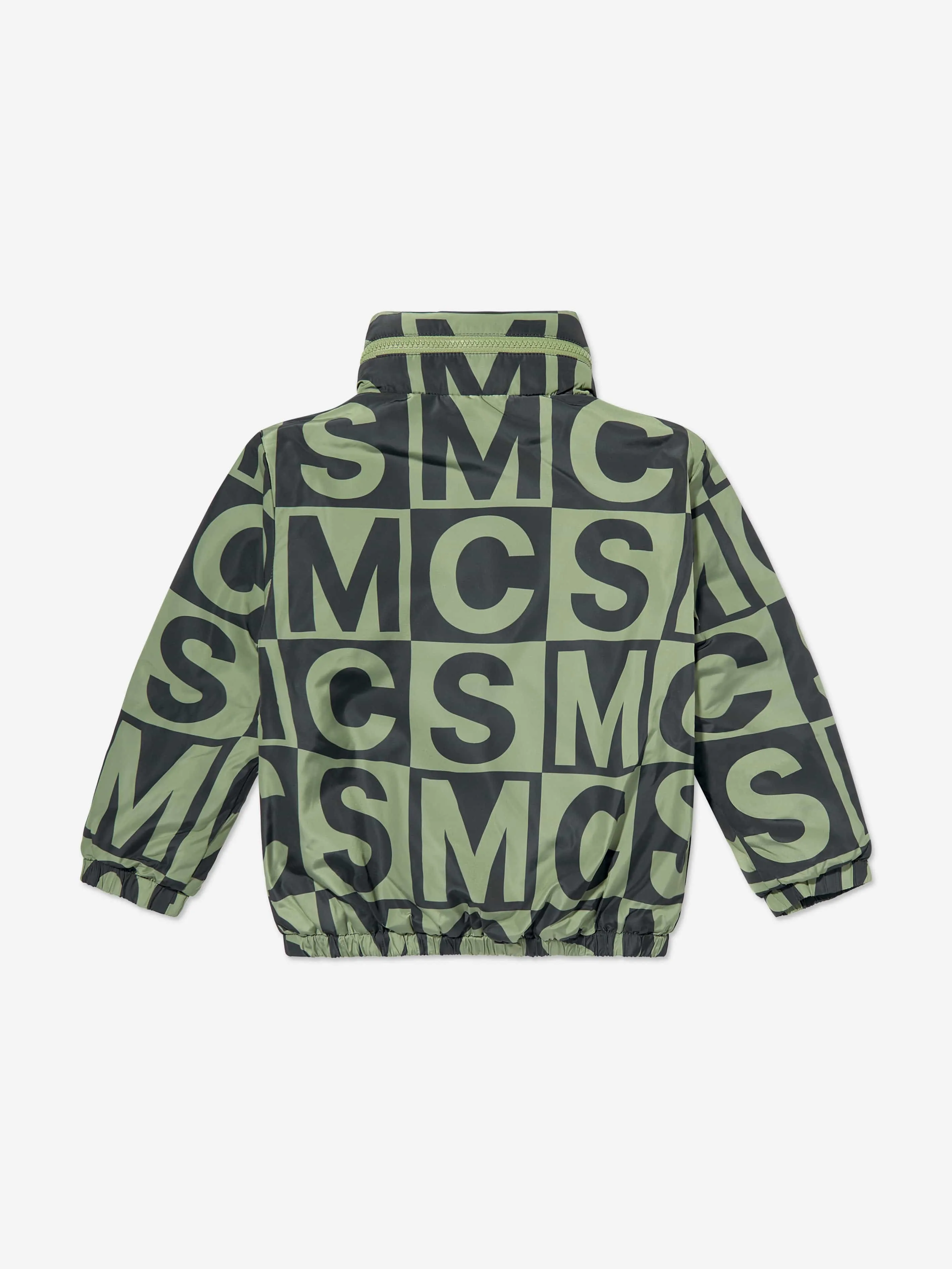 Stella McCartney Boys Logo Block Jacket in Green