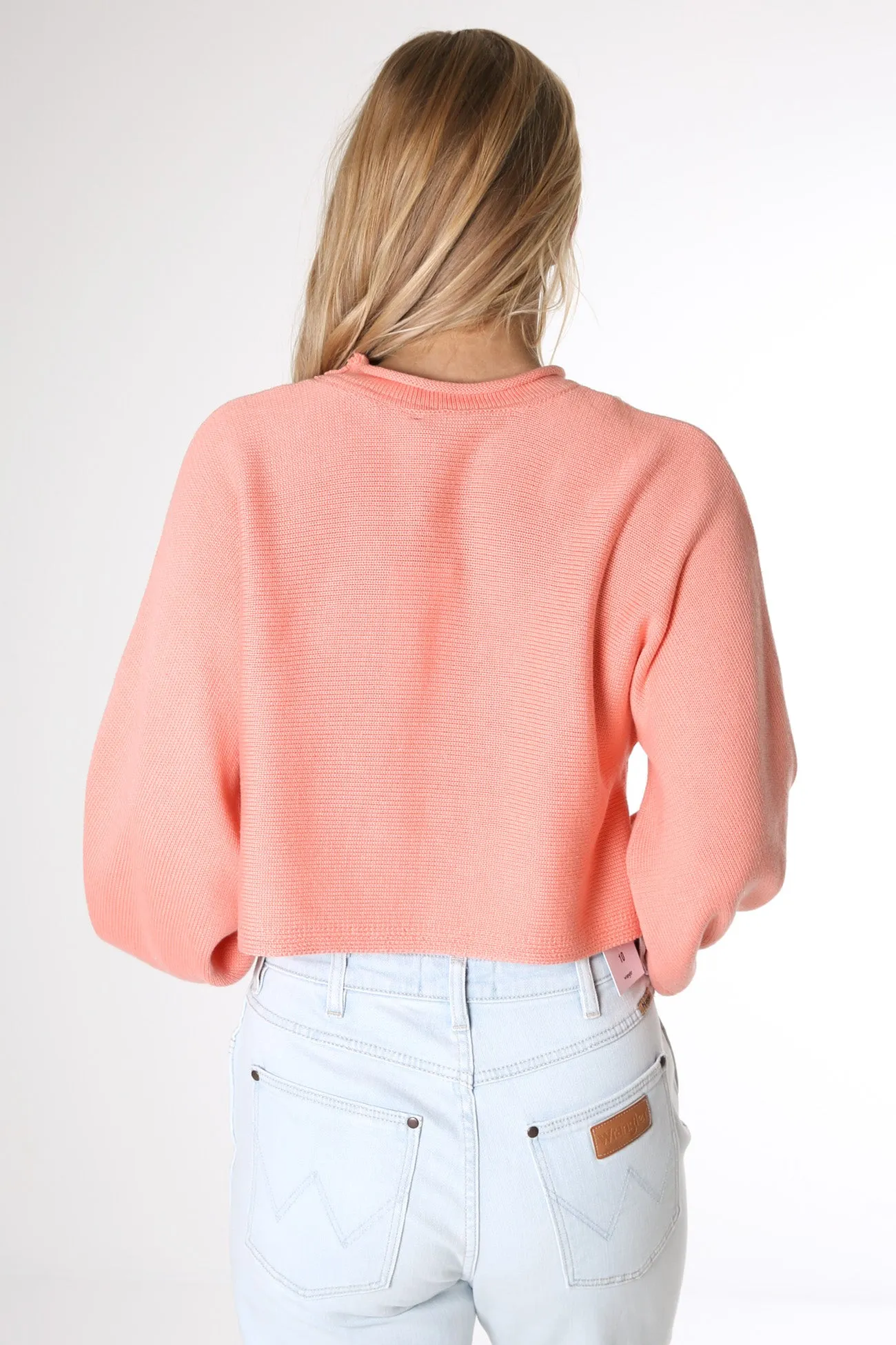 Stevie Knit Top Peach