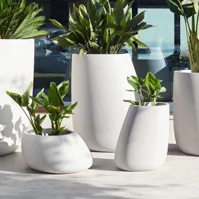 Stone Planters - Modern Patio Accessory