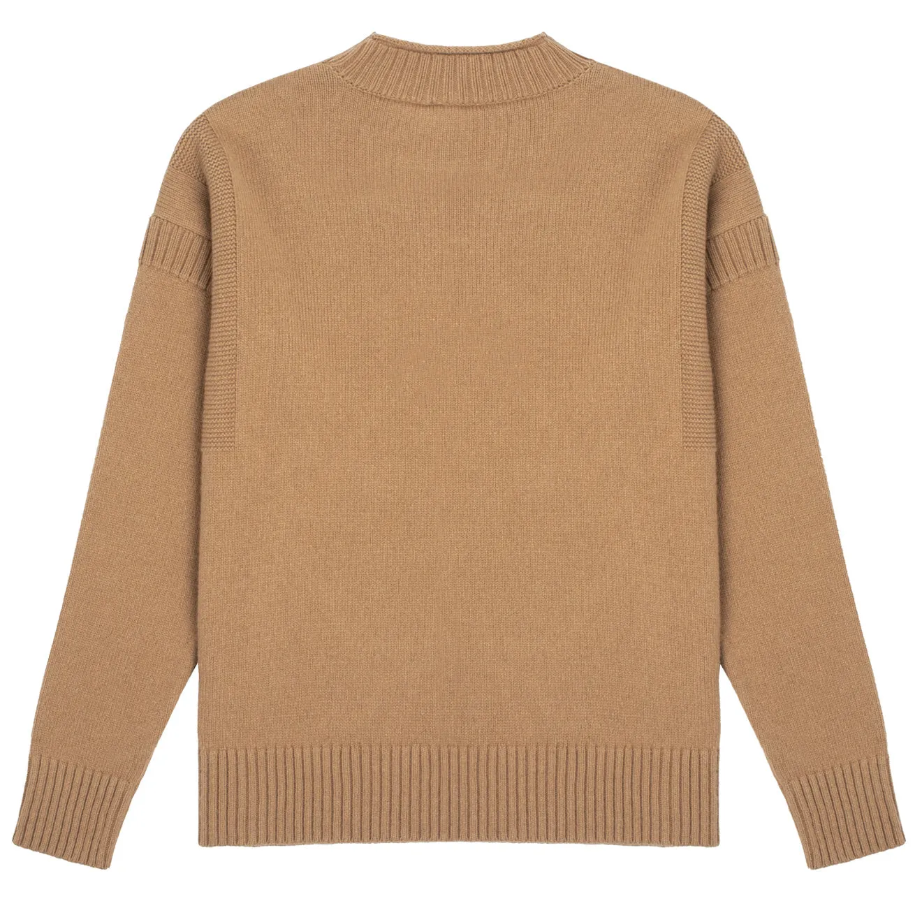 Sunspel Womens Fisherman Jumper Camel