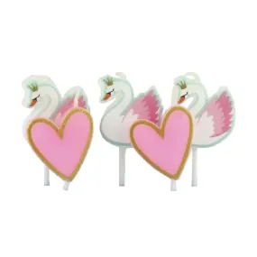 Swan Candles - 5 Pkt