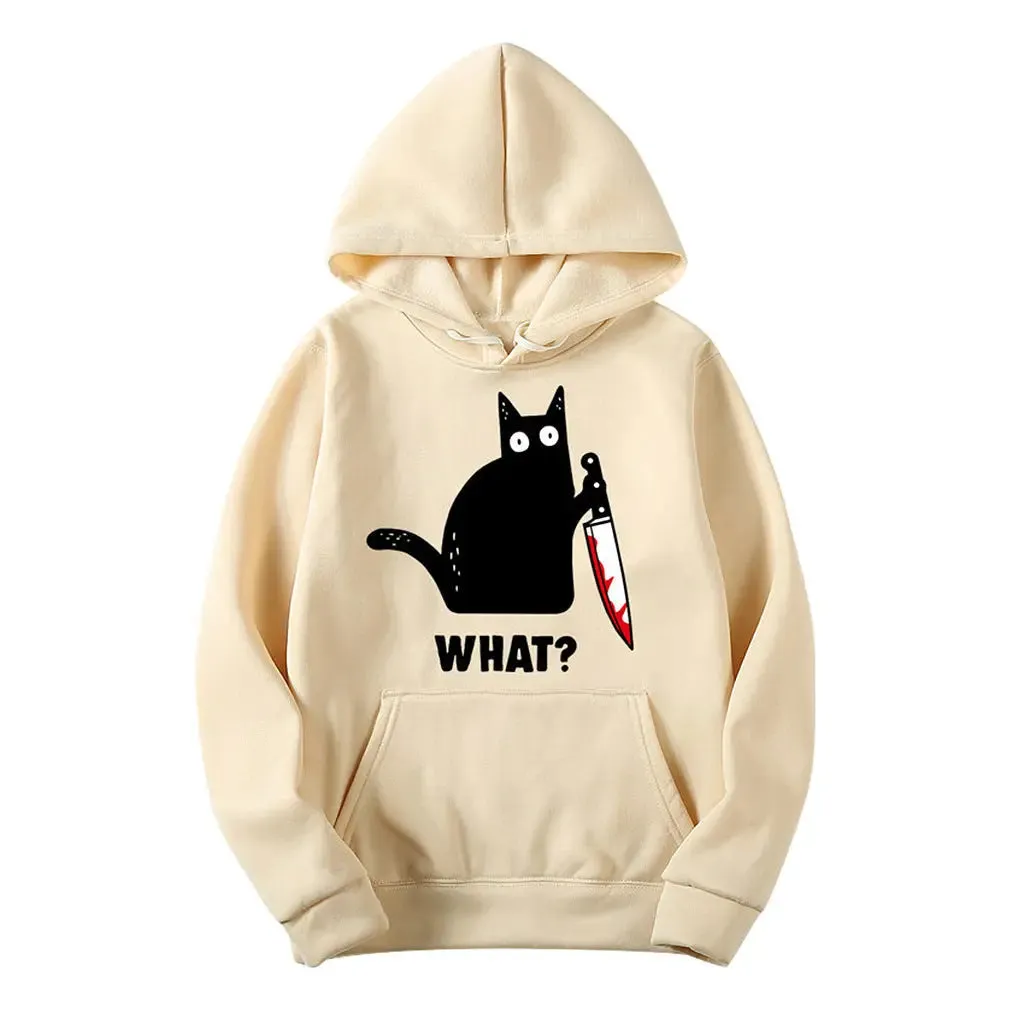 Sweatshirt Loose Hoodie Student Wear Fashion Cartoon Print Hoodie