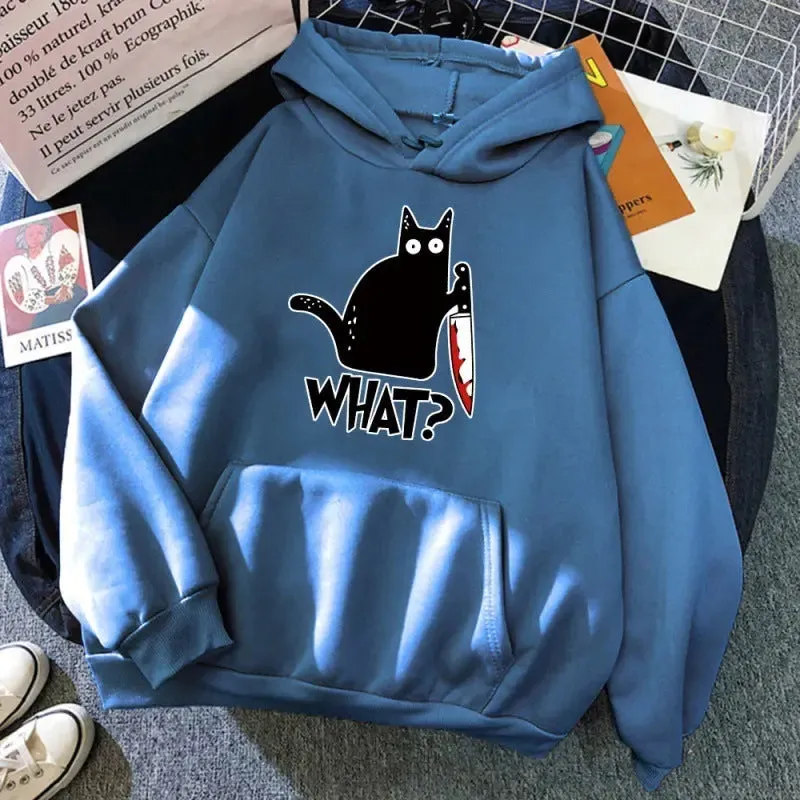 Sweatshirt Loose Hoodie Student Wear Fashion Cartoon Print Hoodie