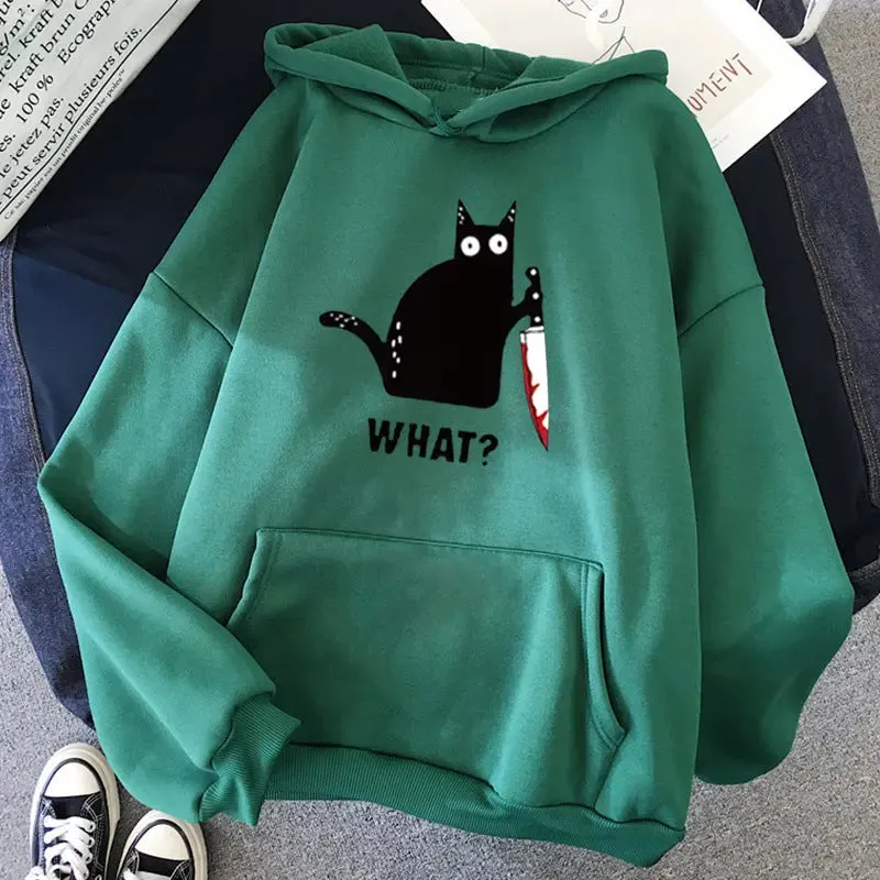 Sweatshirt Loose Hoodie Student Wear Fashion Cartoon Print Hoodie