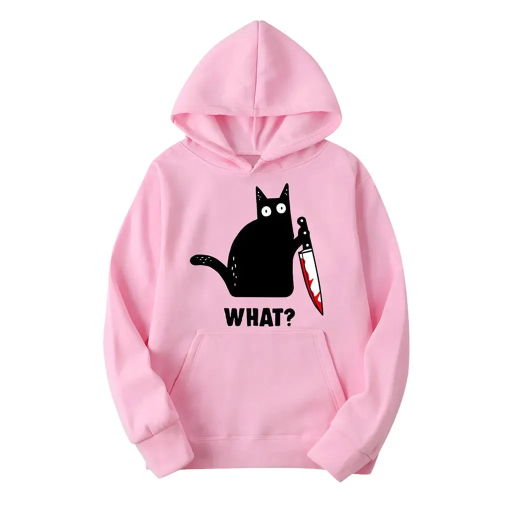 Sweatshirt Loose Hoodie Student Wear Fashion Cartoon Print Hoodie