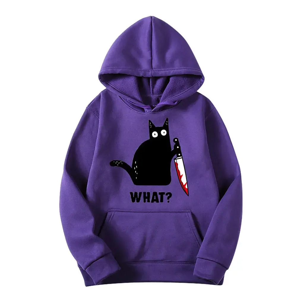 Sweatshirt Loose Hoodie Student Wear Fashion Cartoon Print Hoodie